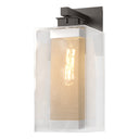 Hubbardton Forge 304854 Polaris Outdoor Large 1 Light Incandescent Sconce in Clear Glass