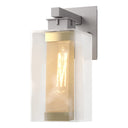 Hubbardton Forge 304852 Polaris Outdoor Medium 1 Light Incandescent Sconce in Clear Glass
