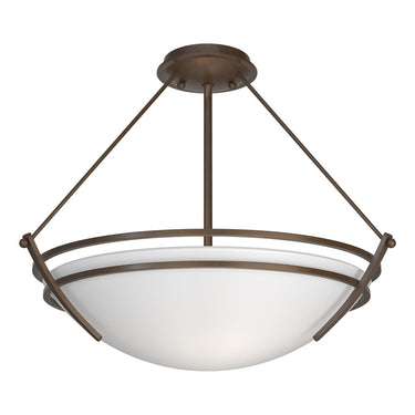 12-4432 Hubbardton Forge Presidio Tyrne Large Semi-Flush Fixture