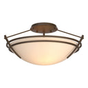 12-4412 Hubbardton Forge Presidio Tyrne Small Semi-Flush Fixture
