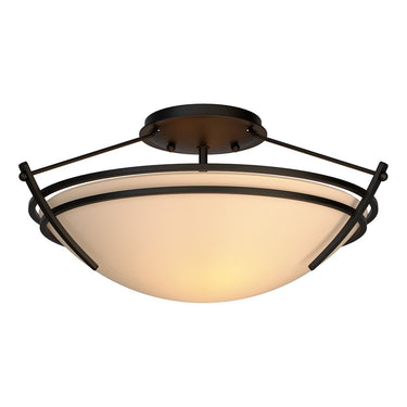 12-4412 Hubbardton Forge Presidio Tyrne Small Semi-Flush Fixture