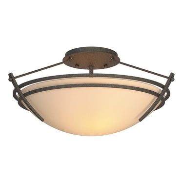 12-4412 Hubbardton Forge Presidio Tyrne Small Semi-Flush Fixture