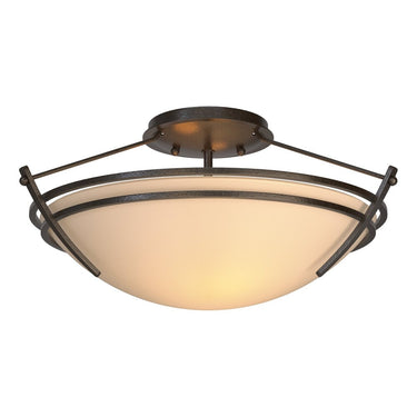 12-4412 Hubbardton Forge Presidio Tyrne Small Semi-Flush Fixture