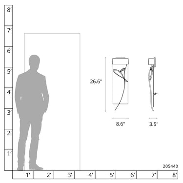 Hubbardton Forge Rhapsody LED Sconce 2