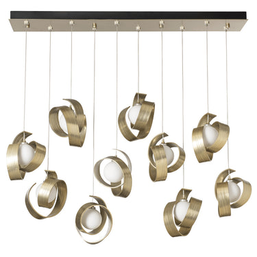 Hubbardton Forge Riza 10-Light Pendant - Standard - 131208