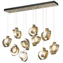 Hubbardton Forge Riza 10-Light Pendant - Standard - 131208