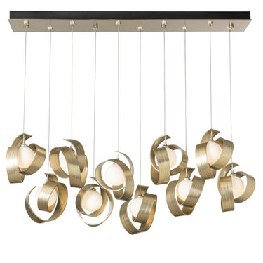 Hubbardton Forge Riza 10-Light Pendant 1
