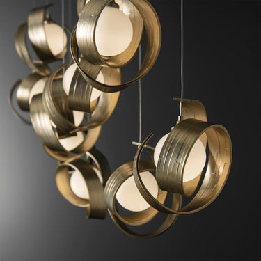 Hubbardton Forge Riza 10-Light Pendant 6