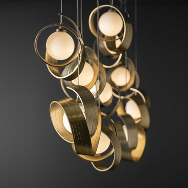 Hubbardton Forge Riza 10-Light Pendant 7