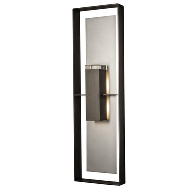 Hubbardton Forge Shadow Box Extra Tall Dark Sky Friendly Outdoor Sconce 1