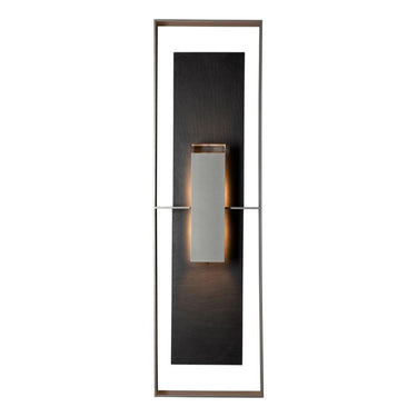 Hubbardton Forge Shadow Box Extra Tall w/Slate Outdoor Sconce 