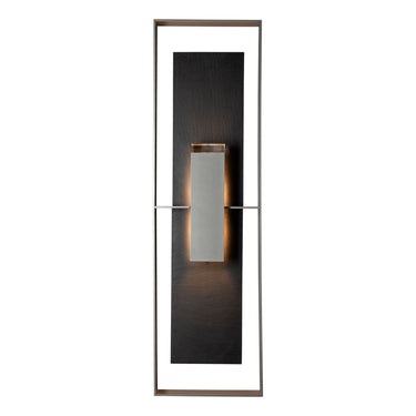 Hubbardton Forge Shadow Box Extra Tall w/Slate Outdoor Sconce - 302609 1