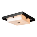 Hubbardton Forge Shadow Box Large Outdoor Flush Mount 1