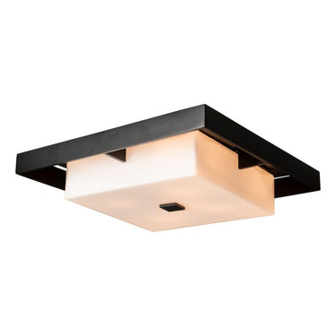 Hubbardton Forge Shadow Box Large Outdoor Flush Mount 1