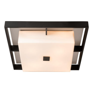 Hubbardton Forge Shadow Box Large Outdoor Flush Mount 3