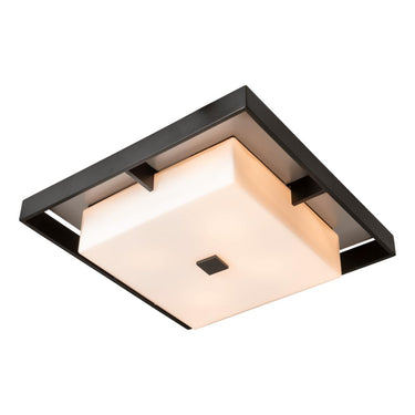 Hubbardton Forge Shadow Box Large Outdoor Flush Mount 4