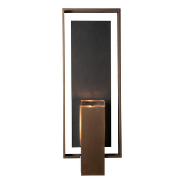 Hubbardton Forge Shadow Box Large w/Slate Dark Sky Friendly Outdoor Sconce 1