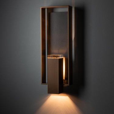 Hubbardton Forge Shadow Box Large w/Slate Dark Sky Friendly Outdoor Sconce 3