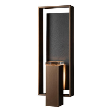 Hubbardton Forge Shadow Box Large w/Slate Dark Sky Friendly Outdoor Sconce 2