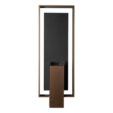 Hubbardton Forge Shadow Box Large w/Slate Dark Sky Friendly Outdoor Sconce 