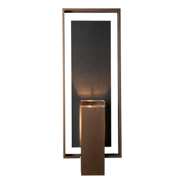 Hubbardton Forge Shadow Box Large w/Slate Outdoor Sconce 