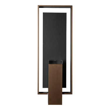 Hubbardton Forge Shadow Box Large w/Slate Outdoor Sconce 2