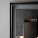 Hubbardton Forge Shadow Box Medium w/Slate Dark Sky Friendly Outdoor Sconce - 302662 