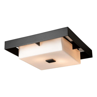 Hubbardton Forge Shadow Box Small Outdoor Flush Mount 1