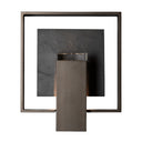 Hubbardton Forge Shadow Box Small w/Slate Dark Sky Friendly Outdoor Sconce - 302660 1
