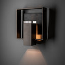 Hubbardton Forge Shadow Box Small w/Slate Dark Sky Friendly Outdoor Sconce - 302660 2