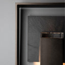Hubbardton Forge Shadow Box Small w/Slate Dark Sky Friendly Outdoor Sconce 3
