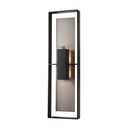 Hubbardton Forge Shadow Box Tall Dark Sky Friendly Outdoor Sconce 