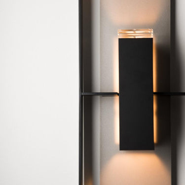 Hubbardton Forge Shadow Box Tall Dark Sky Friendly Outdoor Sconce 2