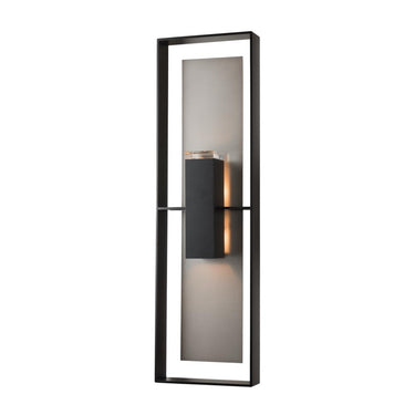 Hubbardton Forge Shadow Box Tall Outdoor Sconce 