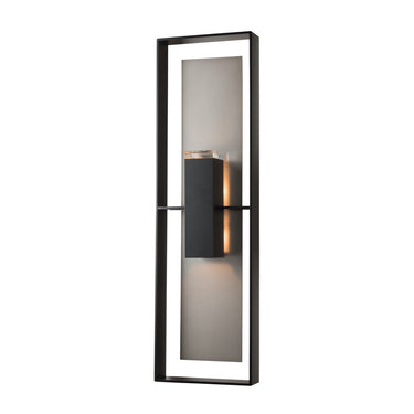 Hubbardton Forge Shadow Box Tall Outdoor Sconce - 302607 1