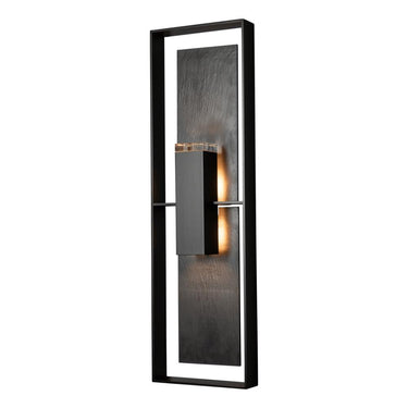 Hubbardton Forge Shadow Box Tall w/Slate Dark Sky Friendly Outdoor Sconce 2