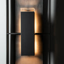 Hubbardton Forge Shadow Box Tall w/Slate Dark Sky Friendly Outdoor Sconce 