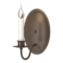 20-4210 Hubbardton Forge Oval Back Single Light Wall Sconce