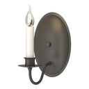 20-4210 Hubbardton Forge Oval Back Single Light Wall Sconce