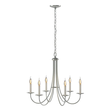10-1160 Hubbardton Forge Six Arm Simple Sweep Chandelier