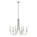 10-1160 Hubbardton Forge Six Arm Simple Sweep Chandelier