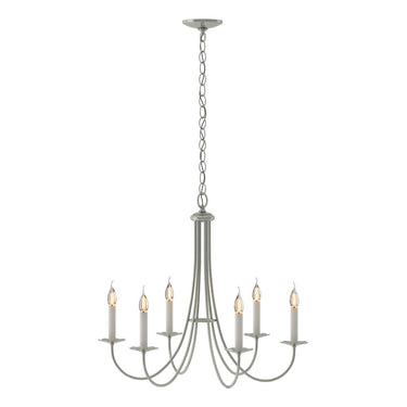 10-1160 Hubbardton Forge Six Arm Simple Sweep Chandelier