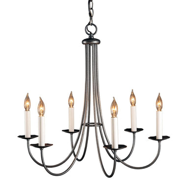 Hubbardton Forge Simple Sweep 6-Arm Chandelier 