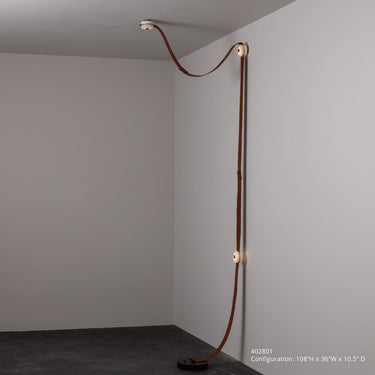 Hubbardton Forge SNAPS Floor-to-Ceiling Plug-in LED Lamp 4