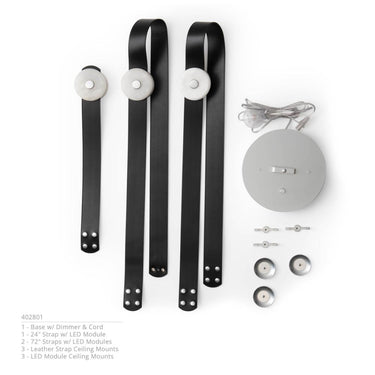 Hubbardton Forge SNAPS Floor-to-Ceiling Plug-in LED Lamp 1