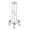 Hubbardton Forge Square Post Outdoor - 390047 