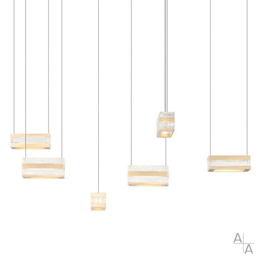 Hubbardton Forge Stacks 6-Light LED Pendants 1