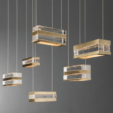 Hubbardton Forge Stacks 6-Light LED Pendants 2