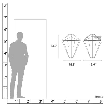 Hubbardton Forge Stellar Large Outdoor Sconce 8