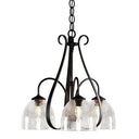 10-1441 Hubbardton Forge 3 Arm Sweeping Taper Downlight Chandelier